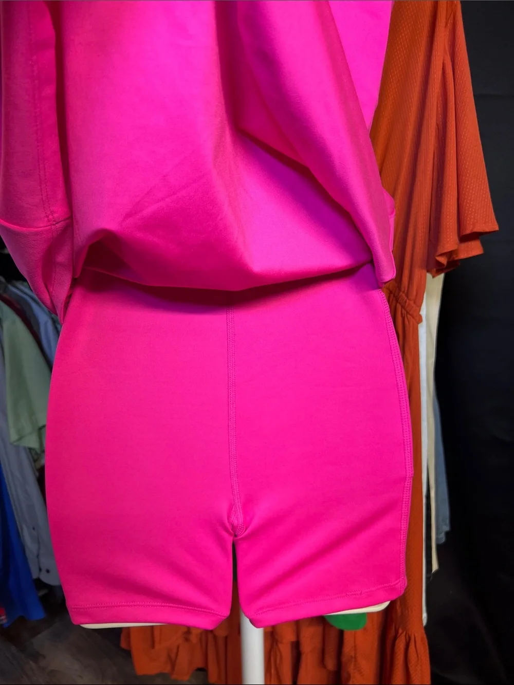 GAP Bright Pink Mini Tank Dress